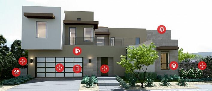 2014 New American Home Front Elevation