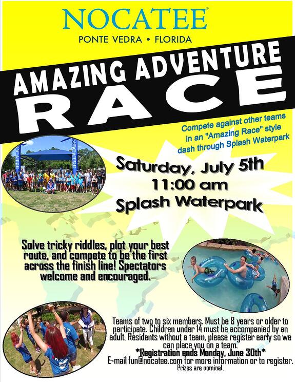 Nocatee Amazing Adventure Race at Splash