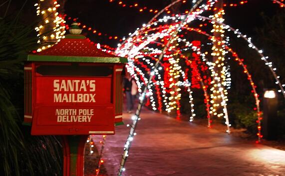 Santas Mailbox at Nocatee-A-Glow at Splash Water Park