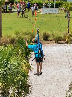 Nocatee Zipline at Splash Water Park