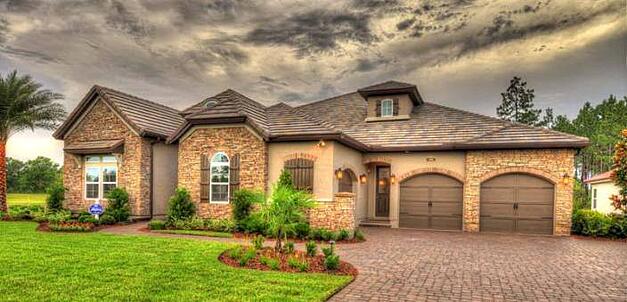 ICI Homes at Nocatee_Greenleaf Preserve_stone accents