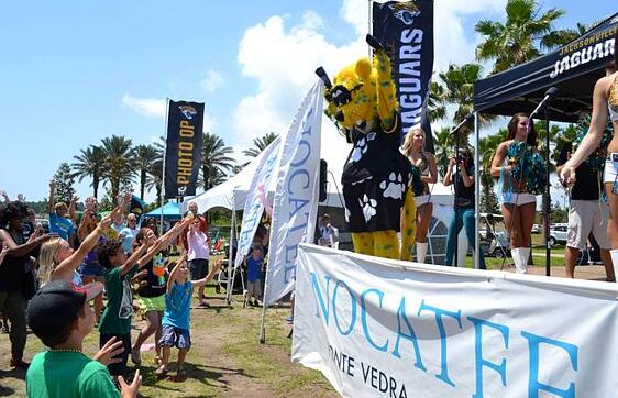 Jacksonville Jaguars Rally at Nocatee Town Center