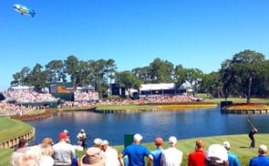 The Island Green on Hole 17 at TPC Sawgrass