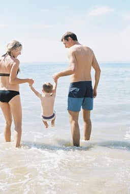 Family Time at the Beach