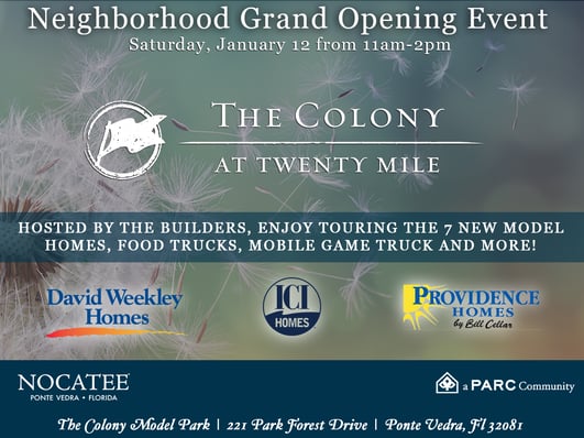 The Colony at Twenty Mile Grand-Opening at Nocatee